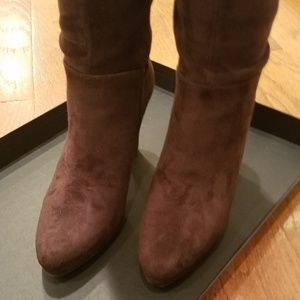 Suede Platform Boots